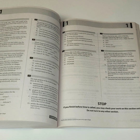 Official SAT Study Guide, by College Board, 2020 Ed., New! - Picture 13 of 16